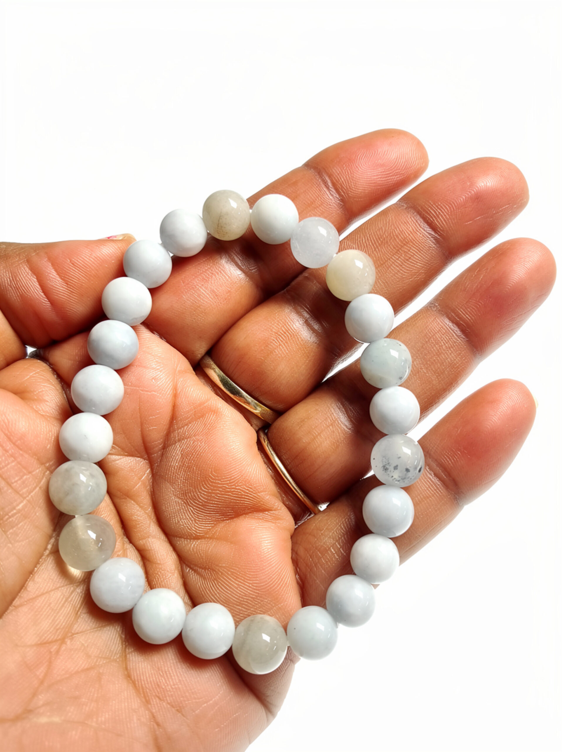 Aquamarine Crystal Bracelet - Image 2
