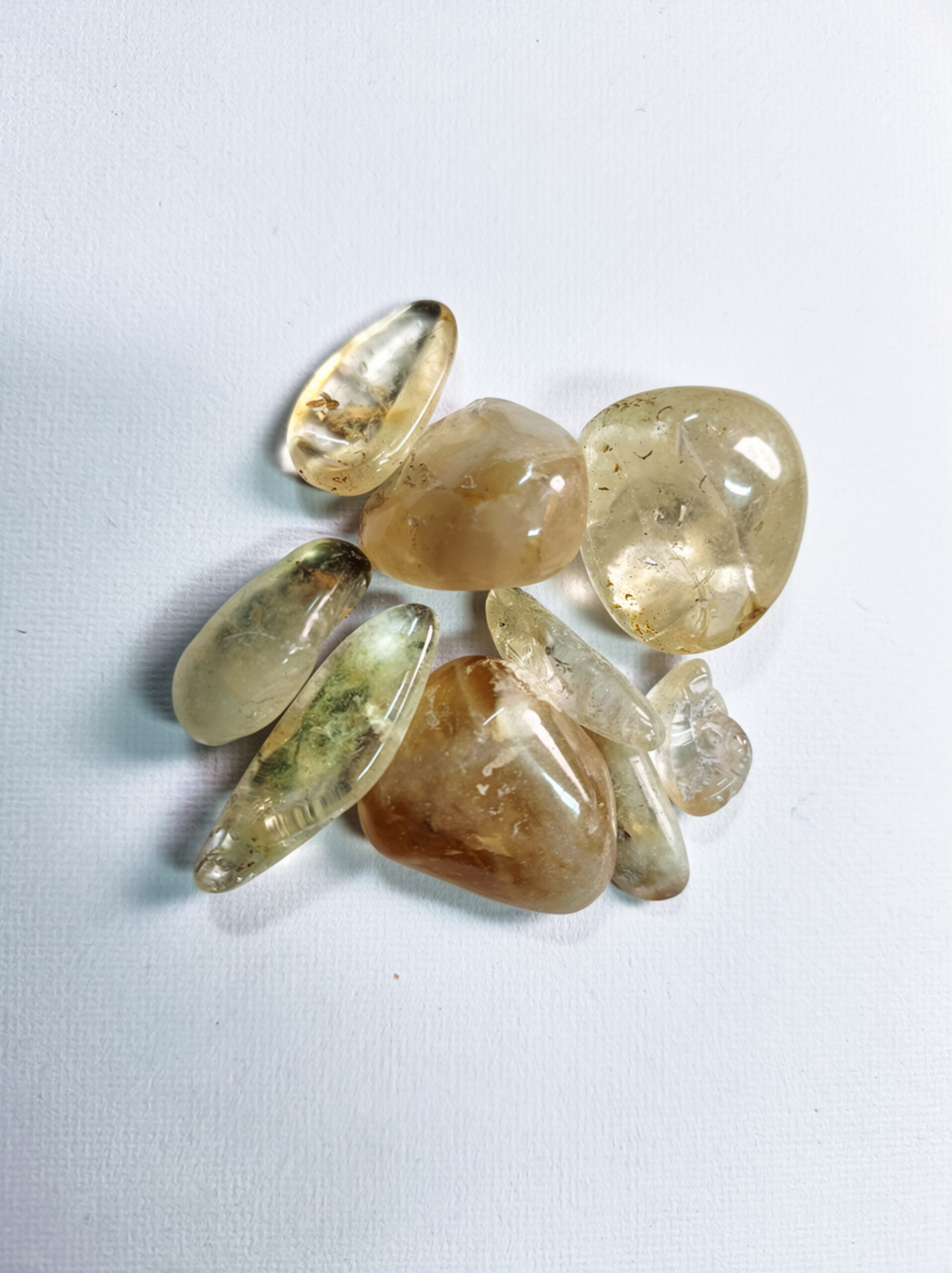 Citrine Crystal Tumbles