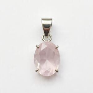 Rose Quartz Crystal Pendant