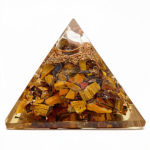 Tiger Eye Pyramid